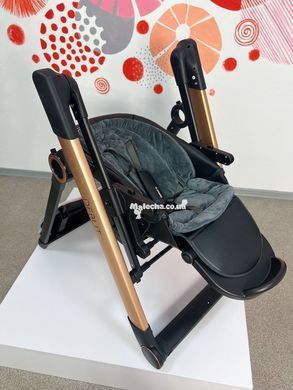 Стульчик-качели El Camino ME 1102 DEBUT Posh Black ( заколисуючий, укачивающий центр)