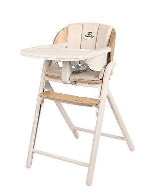Стільчик для годування 3в1 CARRELLO Tenero CRL-9507 Olympus Beige Wooden з функцією шезлонга