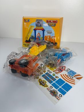 Конструктор JDLT 5440 (будмайданчик, транспорт, фігурка, 22дет, в кор-ці, 32-23-9см)
