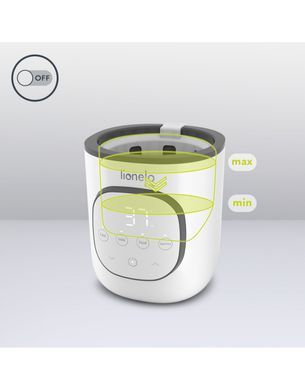 Підігрівач пляшок Lionelo THERMUP 2.0 WHITE (Ліонело Термуп)