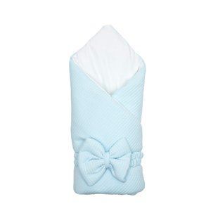 Конверт - плед Twins Cotton New 0+ 90x90 голубой