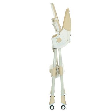 Стільчик для годування Bambi (Бембі)M 6302 Beige &mdash; з ременями безпеки та колесиками, бежевий