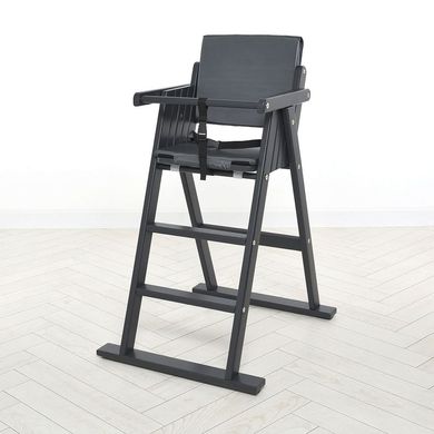 Деревянный стульчик-трансформер для кормления OMMI Step up графит