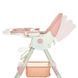 Стульчик для кормления Bambi (Бемби) M 6302 Pink &mdash; с ремнями безопасности и колесиками, розовый.