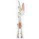 Стульчик для кормления Bambi (Бемби) M 6302 Pink &mdash; с ремнями безопасности и колесиками, розовый.