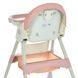 Стульчик для кормления Bambi (Бемби) M 6302 Pink &mdash; с ремнями безопасности и колесиками, розовый.