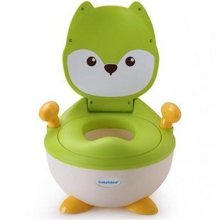 Детский горшок Babyhood Лисица зеленый