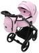 Коляска 2 в 1 Adamex Blanc Eco SA-16 розовый