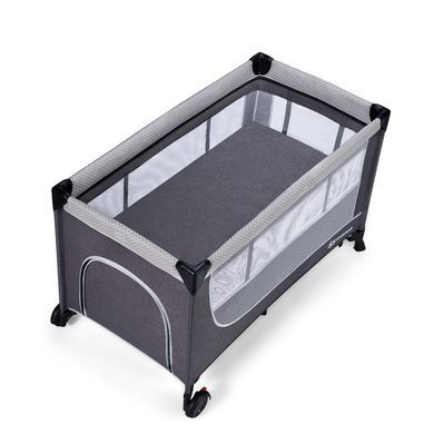 Ліжко-манеж Kinderkraft Leody Grey (KCLEOD00GRY0000)