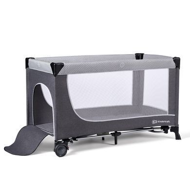 Ліжко-манеж Kinderkraft Leody Grey (KCLEOD00GRY0000)