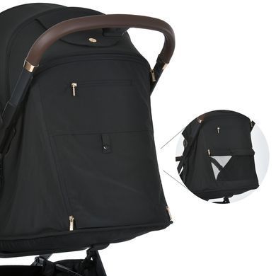 Коляска прогулочная EL CAMINO BEYA ME 1127-G Black (Ель Камино Бея)