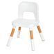 Детский столик со стульчиком Bambi M 6319-1 White с регулировкой высоты, органайзерами и рулоном для рисования