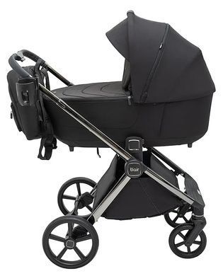Коляска 2 в 1 Bair Pixel Chrome PC-01 Black Rock