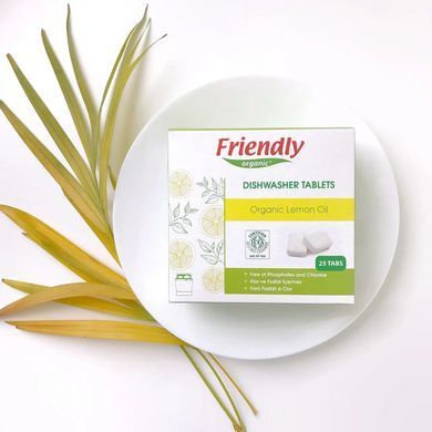 Органічні таблетки для посудомийної машини Friendly Organic 25 шт