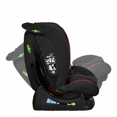 Детское автокресло Lionelo AART I-SIZE BLACK CARBON RED