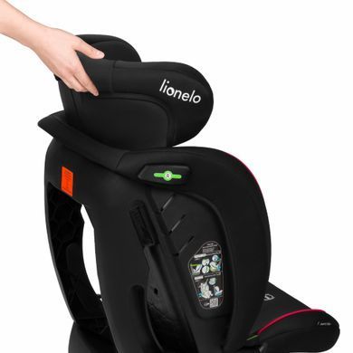 Детское автокресло Lionelo AART I-SIZE BLACK CARBON RED