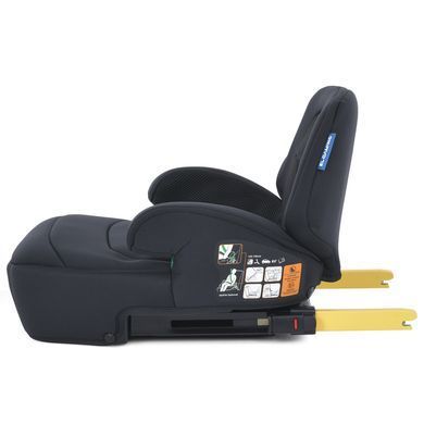 Автокрісло-бустер El Camino (Ель Каміно) i-GO ME 1112 Black - ISOFIX (зріст 125-150 см) i-Size, чорний