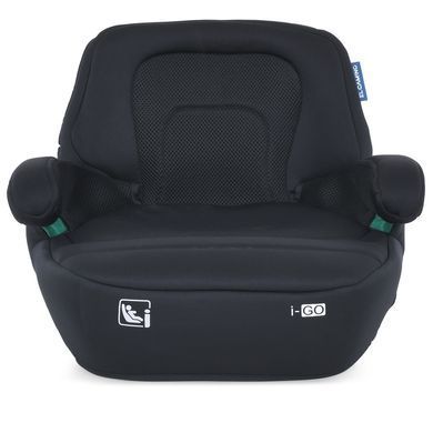 Автокрісло-бустер El Camino (Ель Каміно) i-GO ME 1112 Black - ISOFIX (зріст 125-150 см) i-Size, чорний