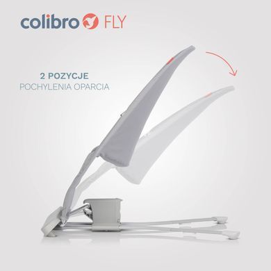 Дитячий шезлонг Colibro Fly, Dove, світло-сірий
