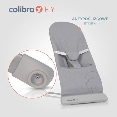Дитячий шезлонг Colibro Fly, Dove, світло-сірий