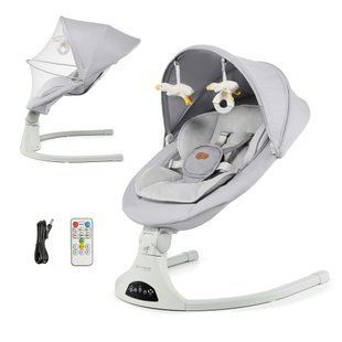 Крісло-гойдалка Kinderkraft Tulsy Gray (KBTULS00GRY0000)