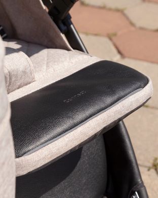 Коляска прогулянкова CARRELLO Connect (Каррелло Коннект) CRL-5502/1 Cotton Beige для двійні, з перенесенням, в льоні MO
