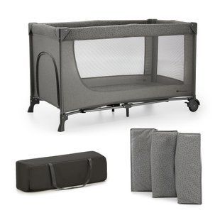 Кровать-манеж Kinderkraft Joy 2 Dark Grey (KLJOY02DGR00000)