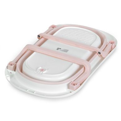 Ванночка складная детская с термометром и вкладышем (подушкой) EL CAMINO PLUS ME 1151 Peony Pink