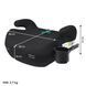Автокрісло-бустер CARRELLO Next CRL-16011 Midnight Black i-Size ISOFIX (зріст 125-150см) з направляючим ременем, підсклянник в комплекті