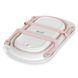 Ванночка складная детская с термометром и вкладышем (подушкой) EL CAMINO PLUS ME 1151 Peony Pink