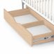 Кровать детская CARRELLO Alba (Каррелло Альба) Бело-Буковые короб маятникового механизма буковые
