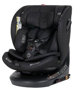 Дитяче автокрісло Carrello Sirius 2.0 CRL-8809 Midnight Black, i-Size, 40-150см, ISOFIX, поворот 360&deg;,Top Tether