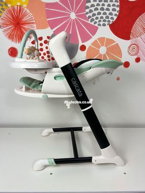 Стульчик-качели 3 в 1 CARRELLO Cascata (Каррелло Каската) CRL-10303/1 Tropical Green Укачивающий центр