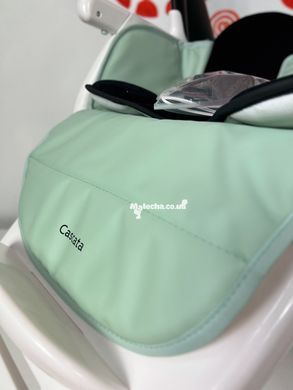 Стульчик-качели 3 в 1 CARRELLO Cascata (Каррелло Каската) CRL-10303/1 Tropical Green Укачивающий центр