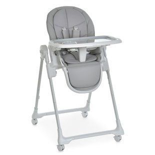 Стільчик для годування El Camino CRYSTAL ME 1037 Nude Gray (Ель Каміно Крістал)