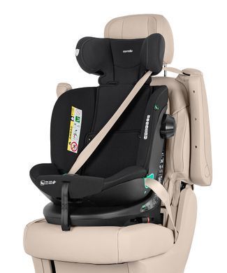 Автокрісло CARRELLO Sirius CRL-8808 Absolute Black i-Size 40-150см ISOFIX, поворот /1/