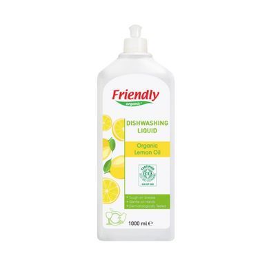 Органическое средство для мытья посуды Friendly Organic с лимонным маслом 1000 мл