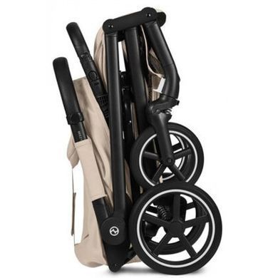 Прогулянкова коляска Cybex Beezy 2026 Almond beige з бампером (Сайбекс Бізі)