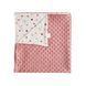 Детский плед Twins Minky Summer 75x80 пудровый розовый