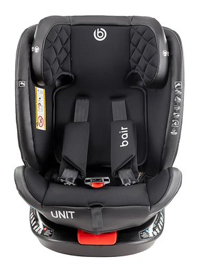 Детское автокресло Bair Unit (Байр Юнит) поворотное (360&deg;), ISOFIX, TB-01 total black
