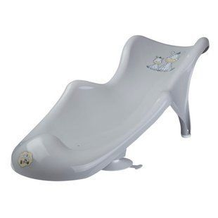 Горка для купания малыша Maltex Zebra серый