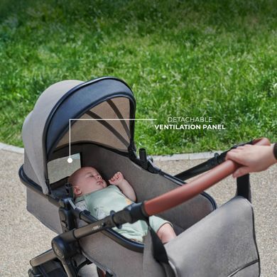 Универсальная коляска 3 в 1 Kinderkraft Esme Pro Gray (KSESME00GRY300N)