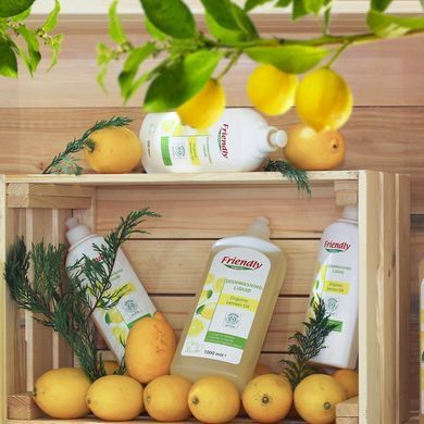 Органічний засіб для миття посуду Friendly Organic з лимонним соком 500 мл