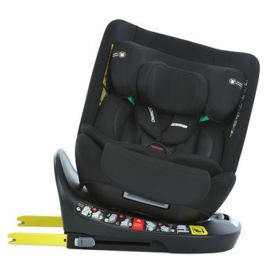 Автокрісло El Camino ME 1189 i-Hold+ ISOFIX, поворот 360&deg;, i-Size (40-150 см) Black