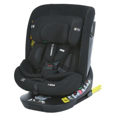 Автокрісло El Camino ME 1189 i-Hold+ ISOFIX, поворот 360&deg;, i-Size (40-150 см) Black