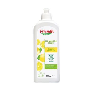 Органическое средство для мытья посуды Friendly Organic с лимонным соком 500 мл