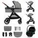 Универсальная коляска 3 в 1 Kinderkraft Esme Pro Gray (KSESME00GRY300N)
