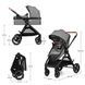 Универсальная коляска 3 в 1 Kinderkraft Esme Pro Gray (KSESME00GRY300N)