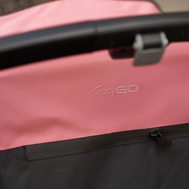 Коляска прогулочная EasyGo Quantum на надувных колесах 9023-EGQ-16, Rose (Изи Гоу Квантум розовый)
