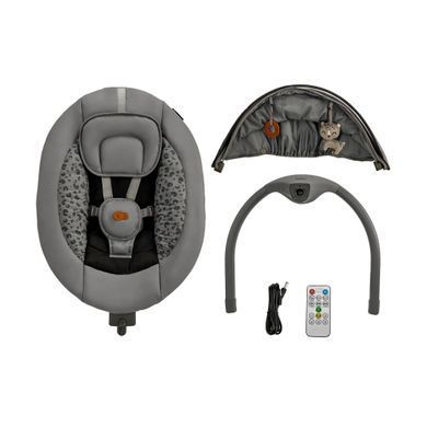 Кресло-качалка Kinderkraft Lumi 2 Dark Grey (KBLUMI02DGR0000)